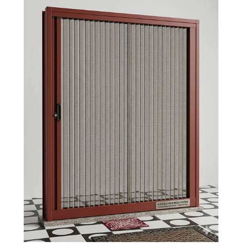 pleated fiber mesh for modern spaces